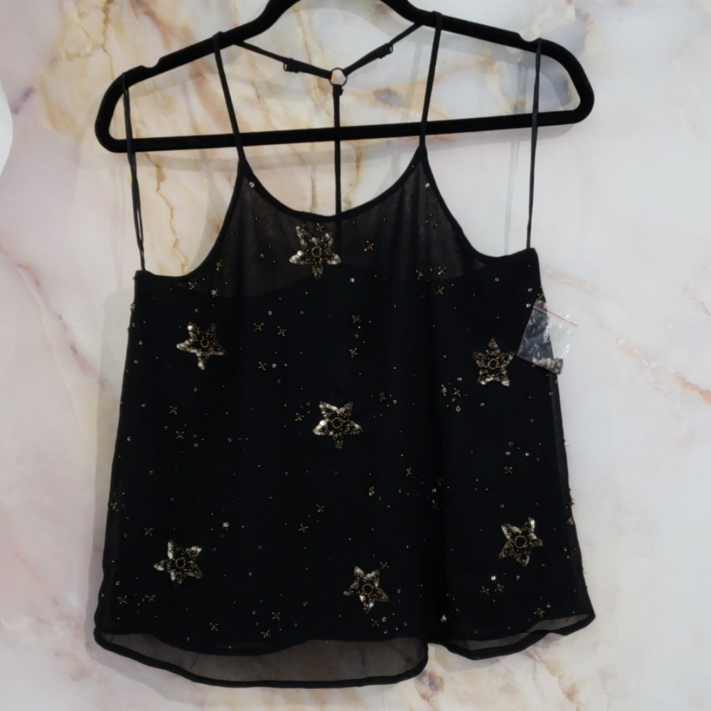Free people beaded tank top